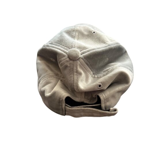 David & Young Gray Velvet Baseball Cap Adjustable One Size 100% Polyester Casual - Picture 3 of 5